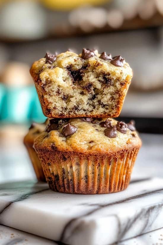 healthy banana bread muffins
