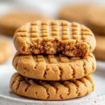 3 ingredient peanut butter cookies