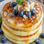 almond flour pancakes served