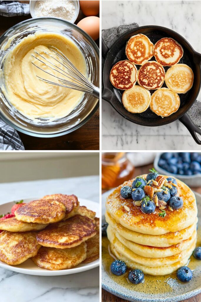 almond flour pancakes step by step