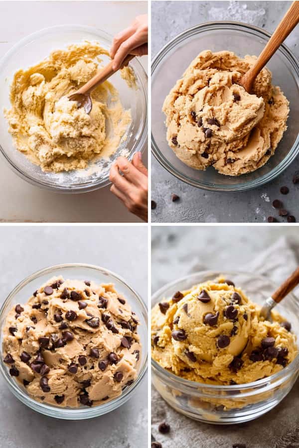 edible cookie dough step by step recipe