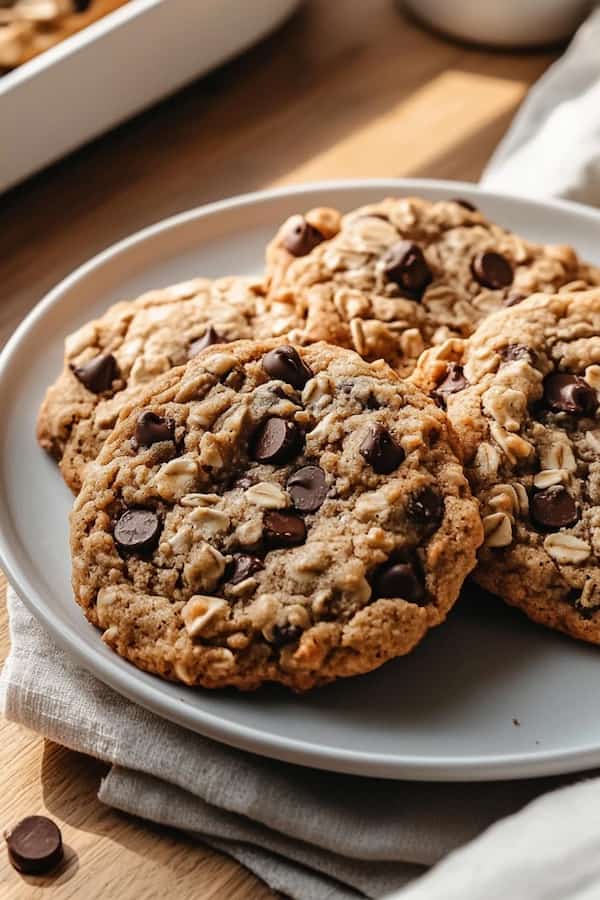 oatmeal cookies served