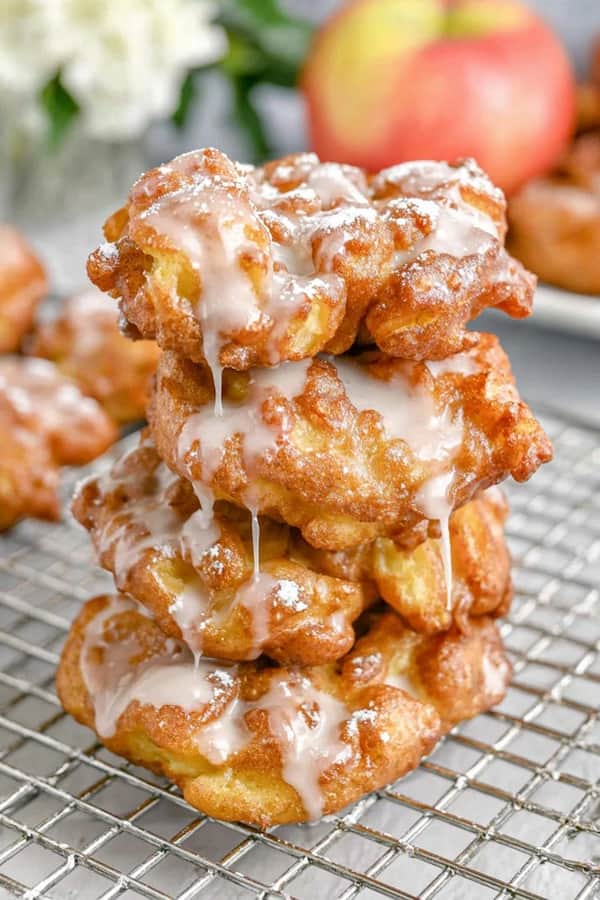 baked apple fritters
