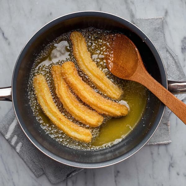 churros frying