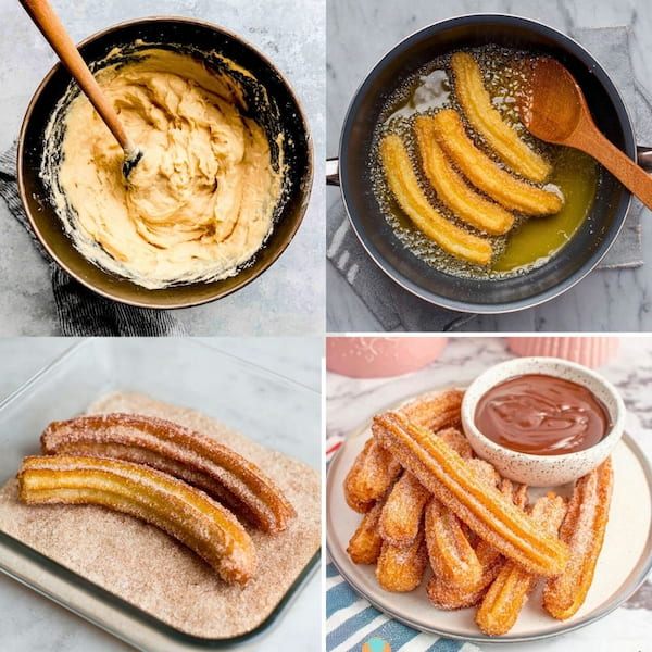 churros step by step recipe