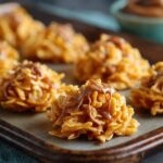 haystacks on the baking sheet