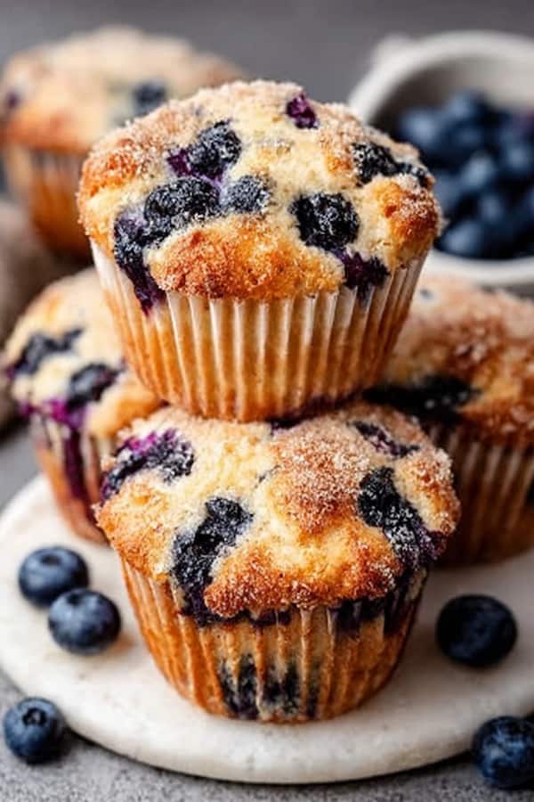 homemade blueberry muffins