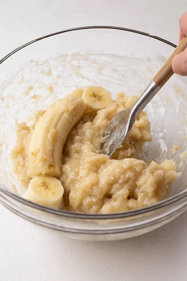 mashed bananaas