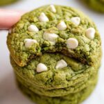 matcha cookies served