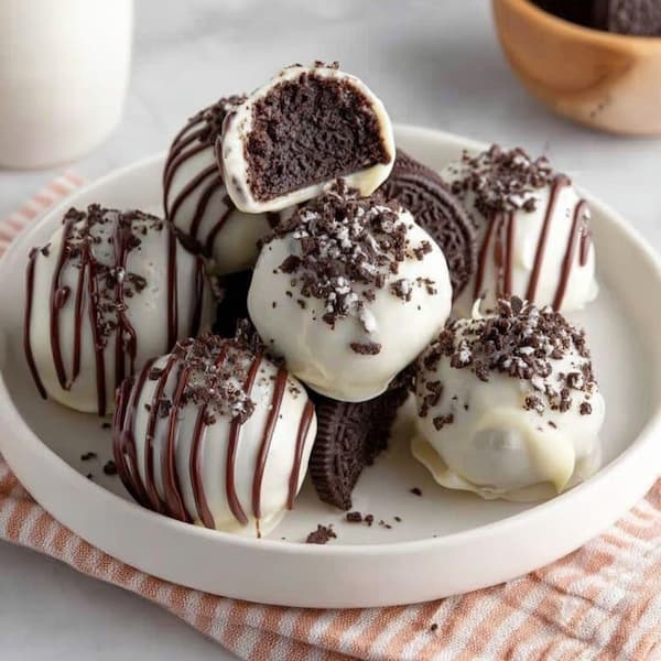 oreo balls served oreo balls served