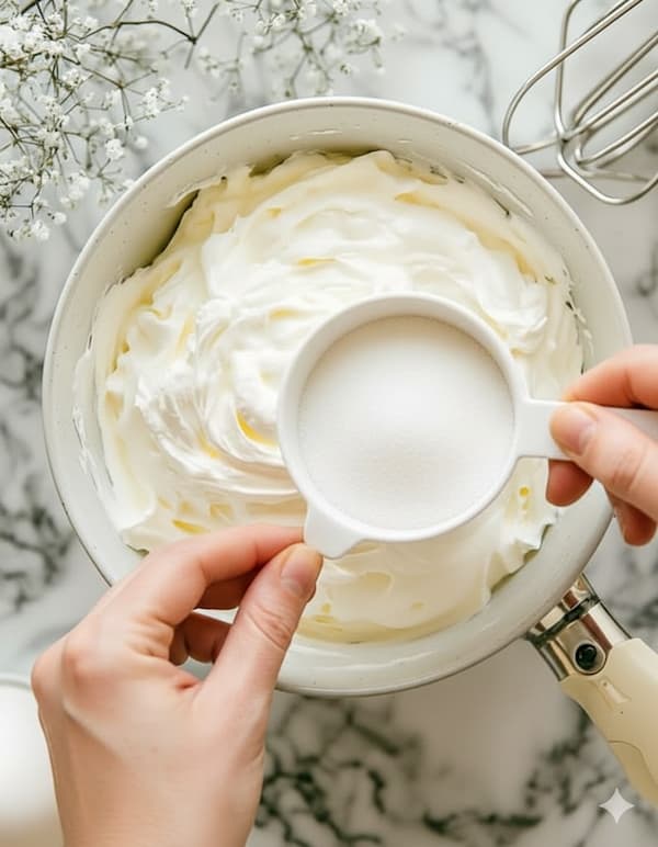 angel food cake white peaks