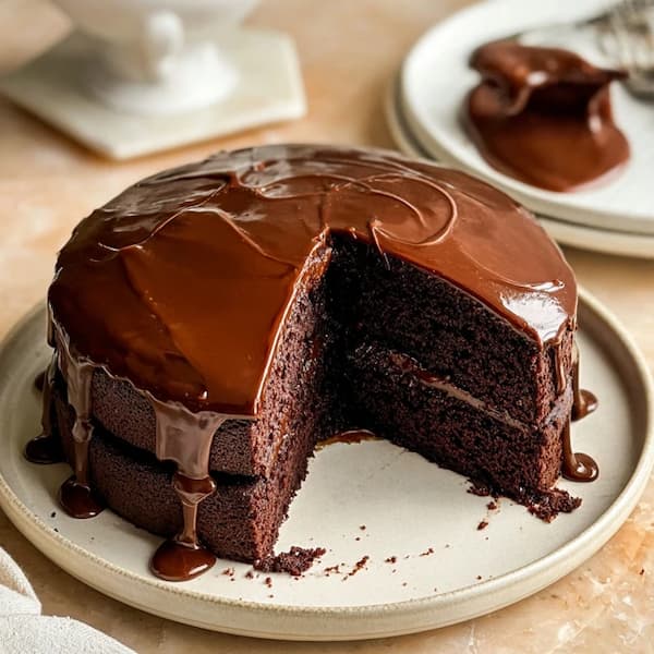 cocoa ganache cake