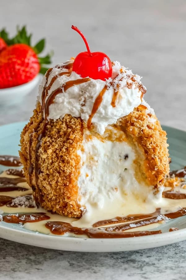 fried ice cream recipe