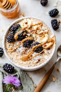 high protein steel cut overnigh oats recipe