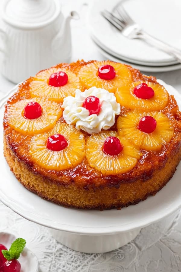 pineapple upside down cake recipe