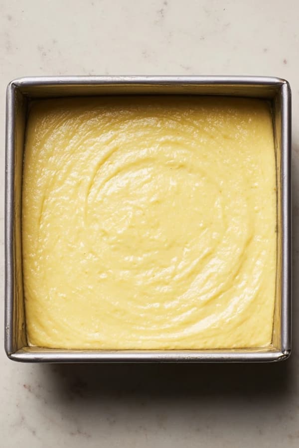 lemon brownies in a baking sheet