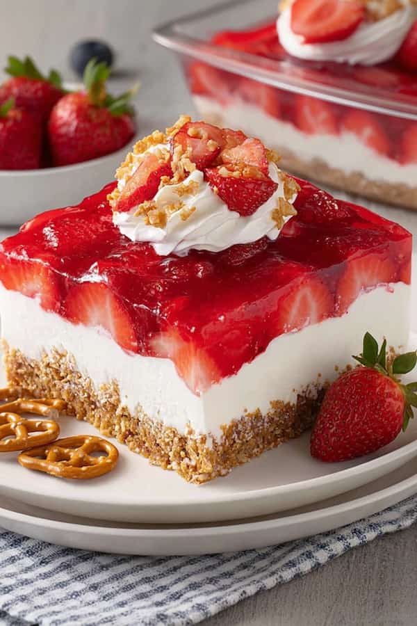 strawberry pretzel salad