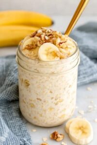banana bread overnight oats