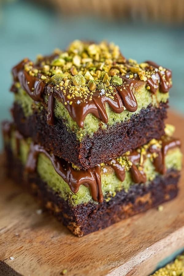 dubai chocolate brownies