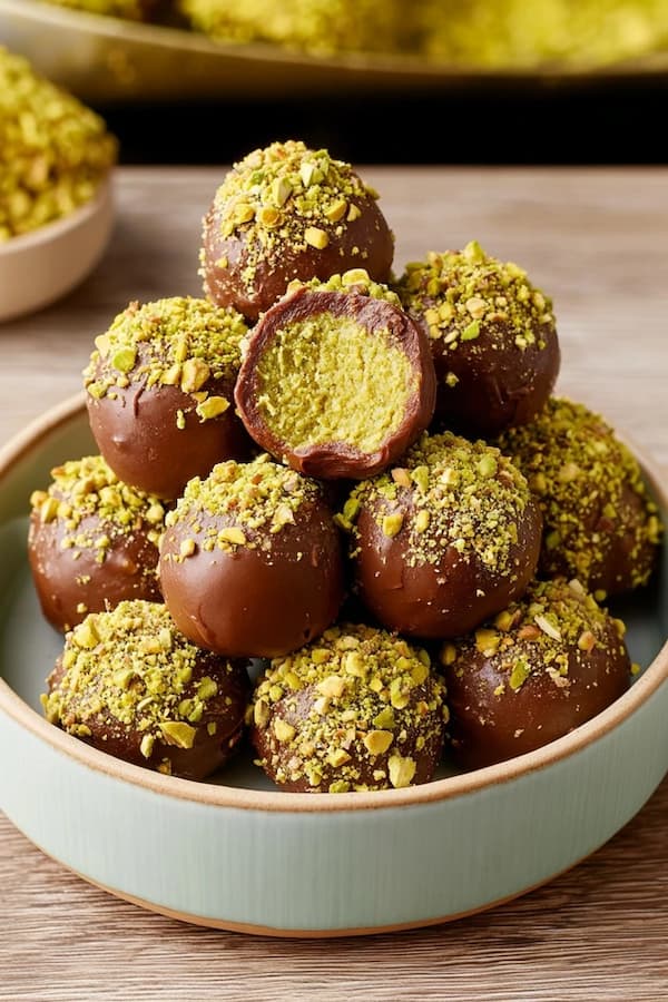 dubai chocolate truffles