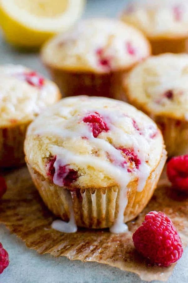 raspberry almond muffins recipe
