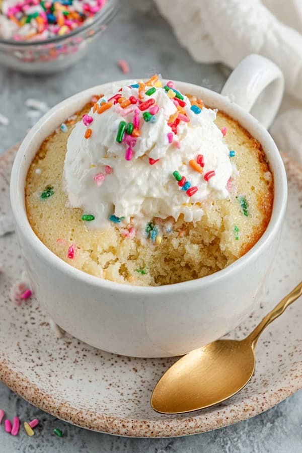 vanilla mug cake