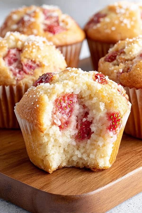 strawberry muffins recipe